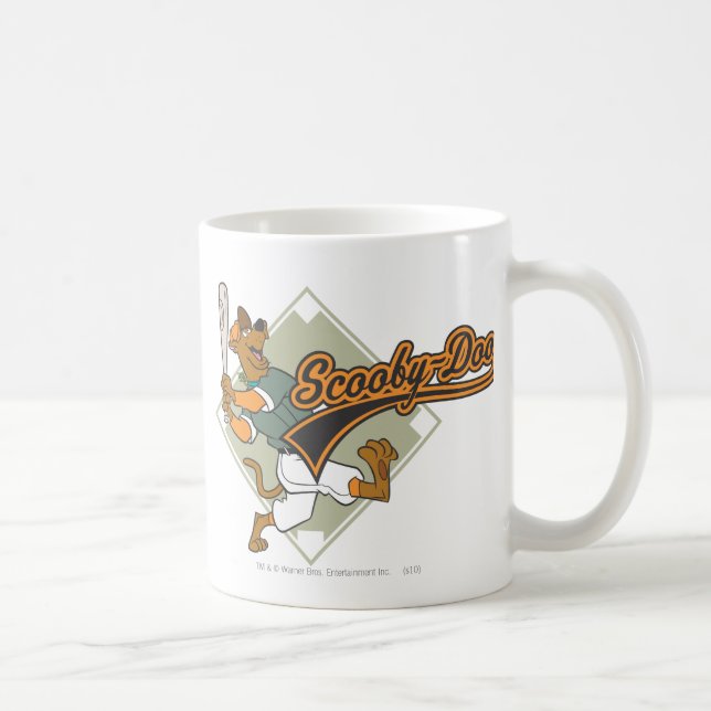 Caneca De Café Beisebol Scooby-Doo (Direita)
