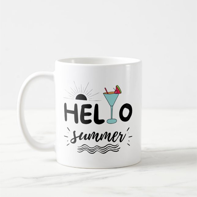 Caneca De Café Bela Alô Summer Beach (Esquerda)