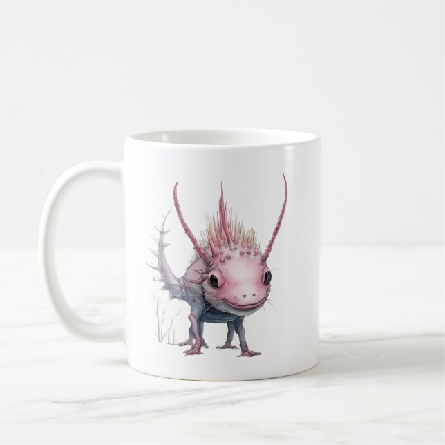 Caneca De Café Bela Arte Axolotl (Esquerda)