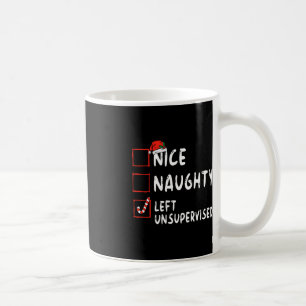 Caneca De Café Bela Fama de Lista de Natal Não Supervisionada