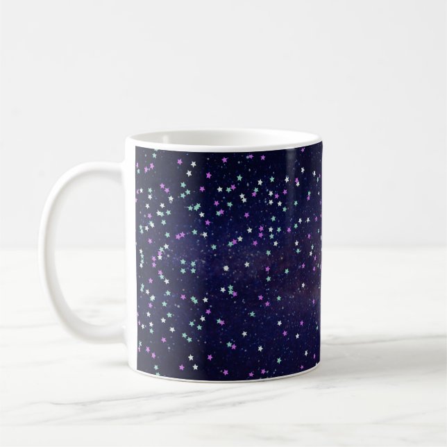 Caneca De Café Bela galáxia,estrelas (Esquerda)