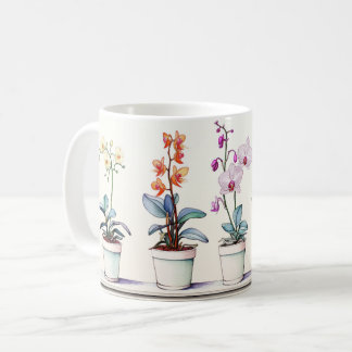 Caneca De Café Bela Orquídea Café Mug