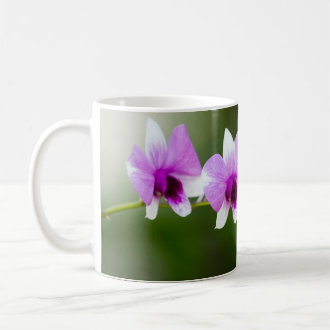 Caneca De Café Bela Orquídea Café Mug (Esquerda)