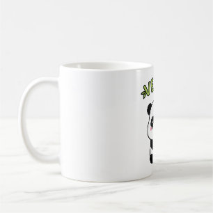 Caneca De Café Bela Panda Gosta De Ser Vegan