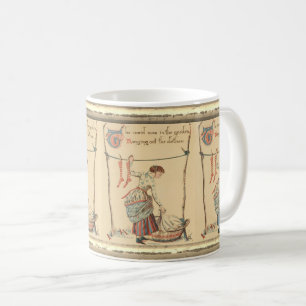 Caneca De Café Bela Senhora Vintage