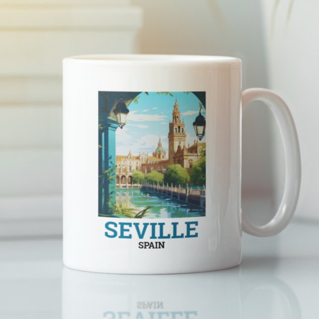 Caneca De Café Bela Sevilha Bela Espanha da Andaluzia (Beautiful Sevilla Beauty of Andalusia Spain Travel Coffee Mug)