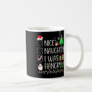 Caneca De Café Bela travessura, Eu Estava Com Fome Na Lista De Na