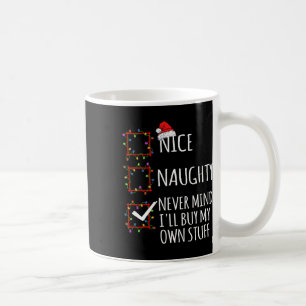 Caneca De Café Bela travessura, não se importa de Comprar minhas