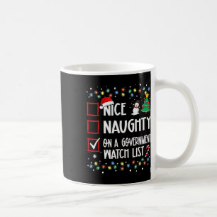 Caneca De Café Bela Vadia Em Um Natal Na Lista De Relógios De Gov