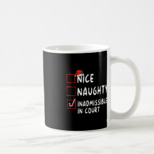 Caneca De Café Bela Vadia Inadmissível Na Lista De Natal Da Corte