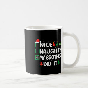 Caneca De Café Bela Vadia Meu Irmão Fez Isso Lista De Natal Fami