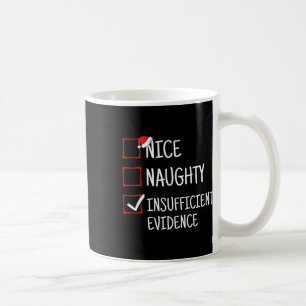 Caneca De Café Bela Vergonha Prova Insuficiente Feliz Natal