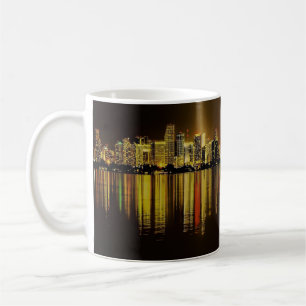 Caneca De Café Bela Vista Panorâmica de Miami