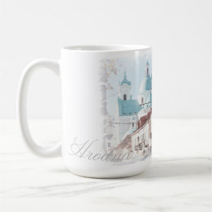Caneca De Café Belarus Hrodna Grodno Architecture Painting Mug