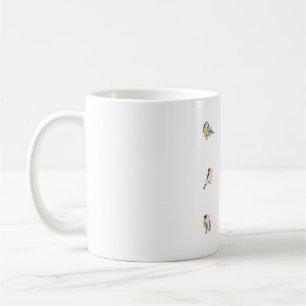 Caneca De Café Belas-aves Delight � Arte Animal Cura