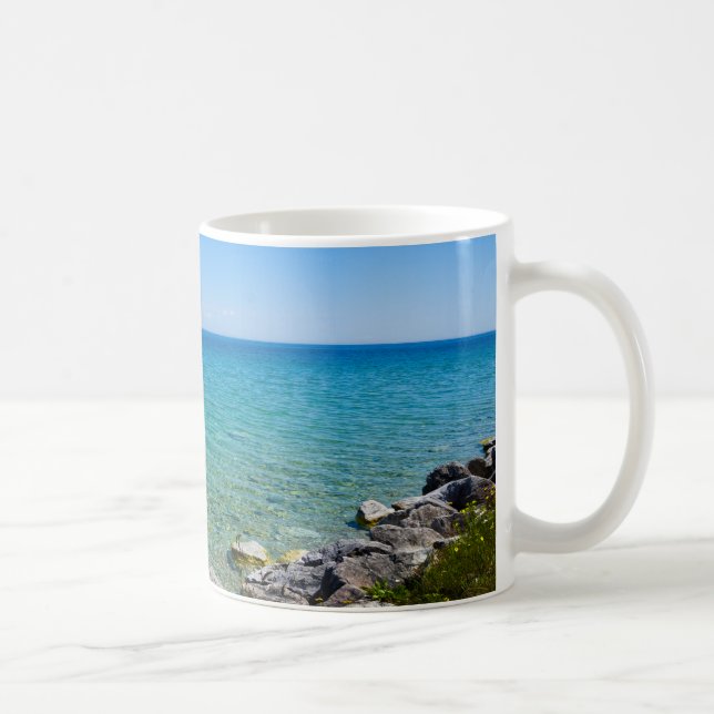 Caneca de Café Belas Cores do Lago Huron (Direita)