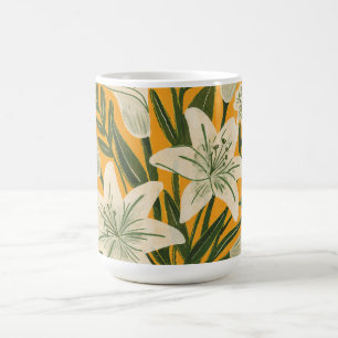 Caneca De Café Belas Flores