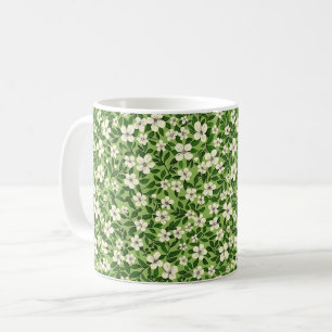 Caneca De Café Belas flores silvestres femininas coloridas da pri