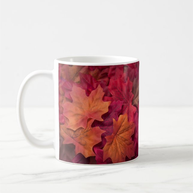 Caneca De Café Belas folhas de Outono (Esquerda)