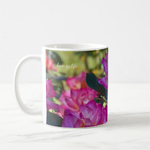 Caneca De Café Belas Rosas Cor-de-Rosa