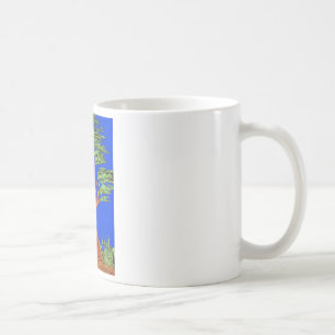 Caneca De Café Beleza da Acácia Africana: Serenidade do Serengeti
