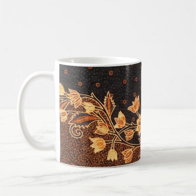 Caneca De Café Beleza de Batik, Indonésia malaia (Esquerda)