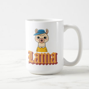 Caneca De Café Beleza de Llama em detalhes
