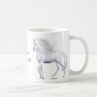 Caneca De Café Beleza do branco do unicórnio