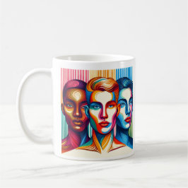 Caneca De Café Beleza na igualdade 3 faces