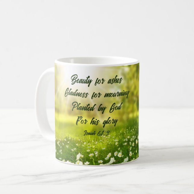 Caneca De Café Beleza para Ashes (Frente Esquerda)