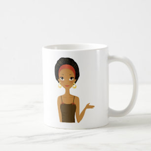 Caneca De Café Beleza preta