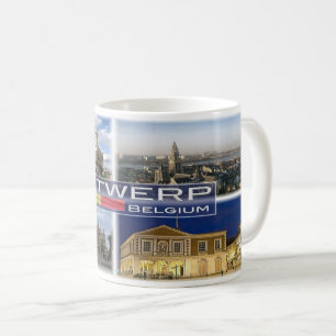 Caneca De Café Bélgica - Antuérpia - Anvers -