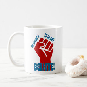 Caneca De Café Believe in Workers Power Union Design