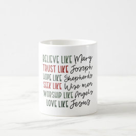 Caneca De Café Believe Like Mary