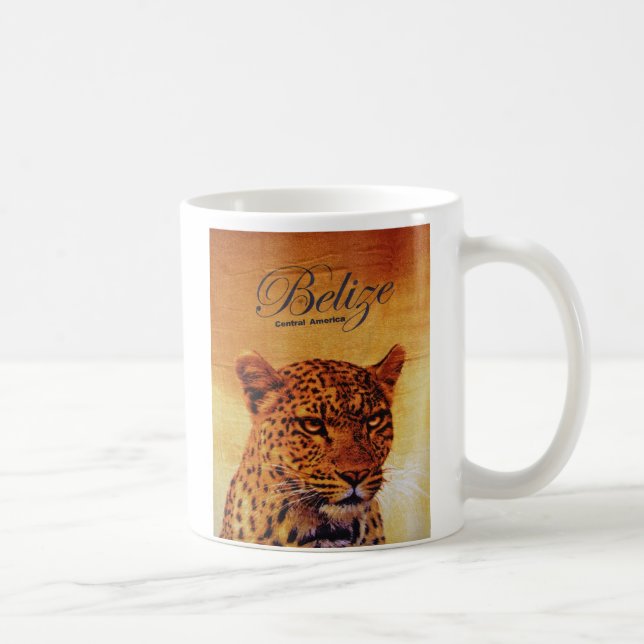 Caneca De Café Belize Jaguar (Direita)