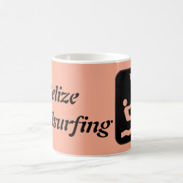 Caneca De Café Belize Windsurfing (Long Caye Glover's Reef Atoll)