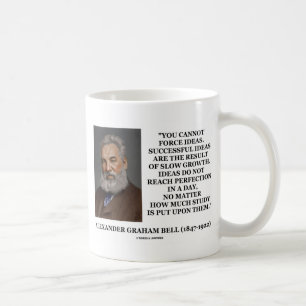 Caneca De Café Bell Não Pode Forçar Ideias São Resultado Crescime