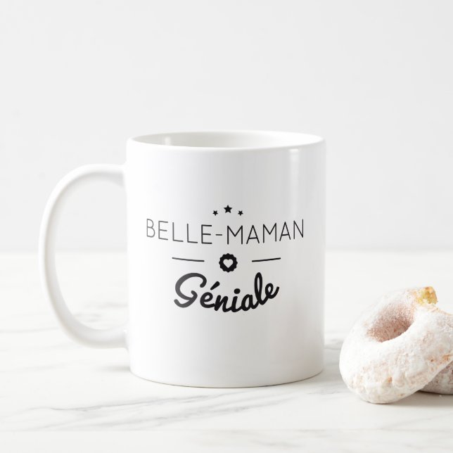 Caneca De Café Belle maman geniale (Com Donut)