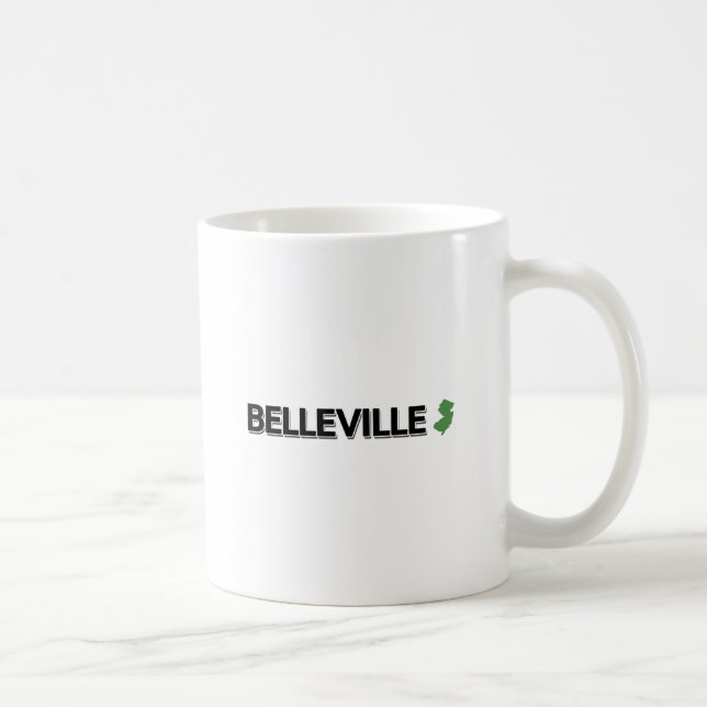 Caneca De Café Belleville, Nova Jersey (Direita)