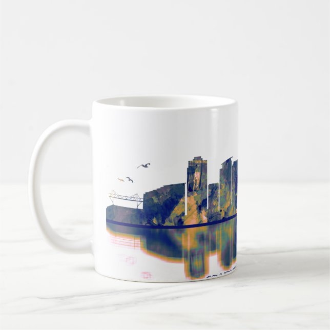 Caneca De Café Bellevue Skyline (Esquerda)