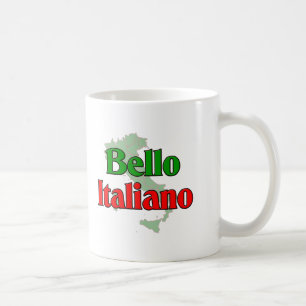 Caneca De Café Bello Italiano (homem italiano considerável)