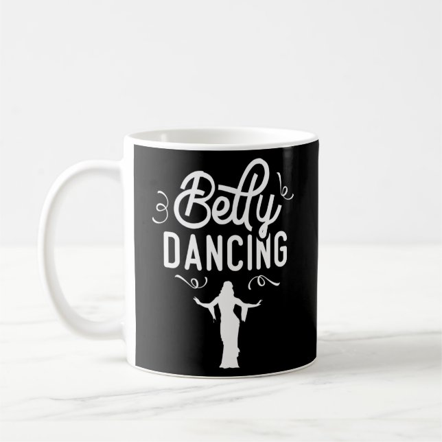 Caneca De Café Belly Dançando Dançarino Oriental (Esquerda)