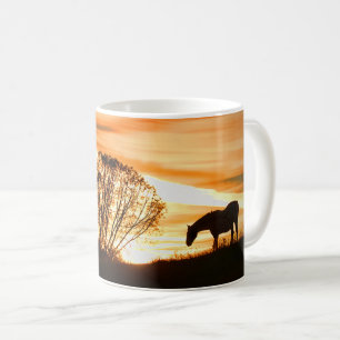 Caneca De Café Belo Cavalo e Sol