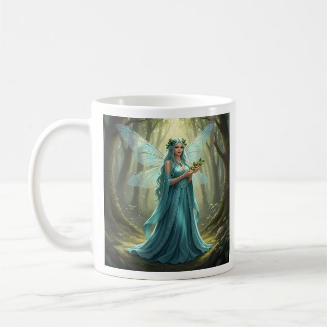 Caneca De Café Belo Dezembro Turquoise Fairy (Esquerda)