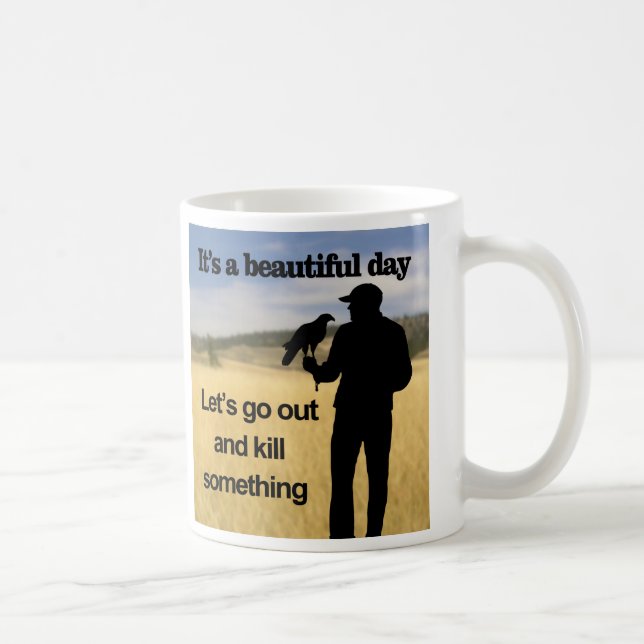 Caneca De Café Belo dia para Falconry (Direita)