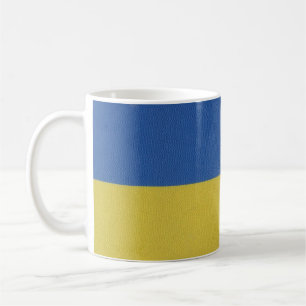 Caneca De Café Belo e Elegante Ucrânia Envolvida Bandeira