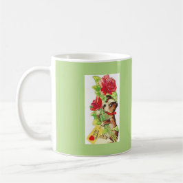 Caneca De Café Belo Namorados Vintage Boston Terrier Puppy