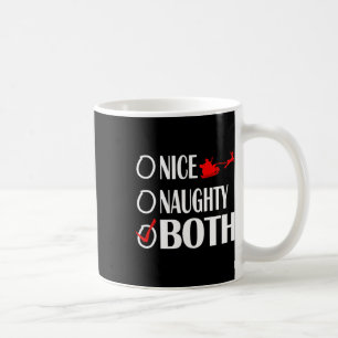 Caneca De Café Belo Natal Malvado Ambos Engraçado