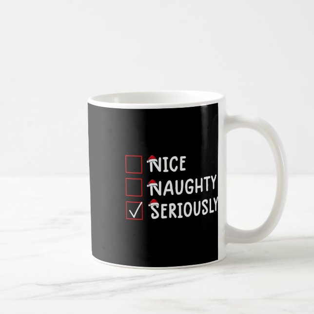 Caneca De Café Belo Natal Sério (Direita)
