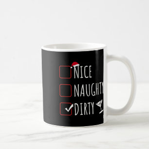 Caneca De Café Belo Natal Sujo, Engraçado, Sujo Martini